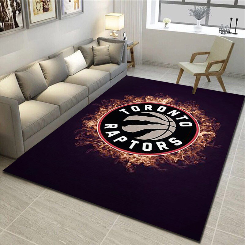 Toronto Raptors Area Rug NBA Area Rug Bedroom Area Rug Indoor Outdoor Rug Rectangle Carpet