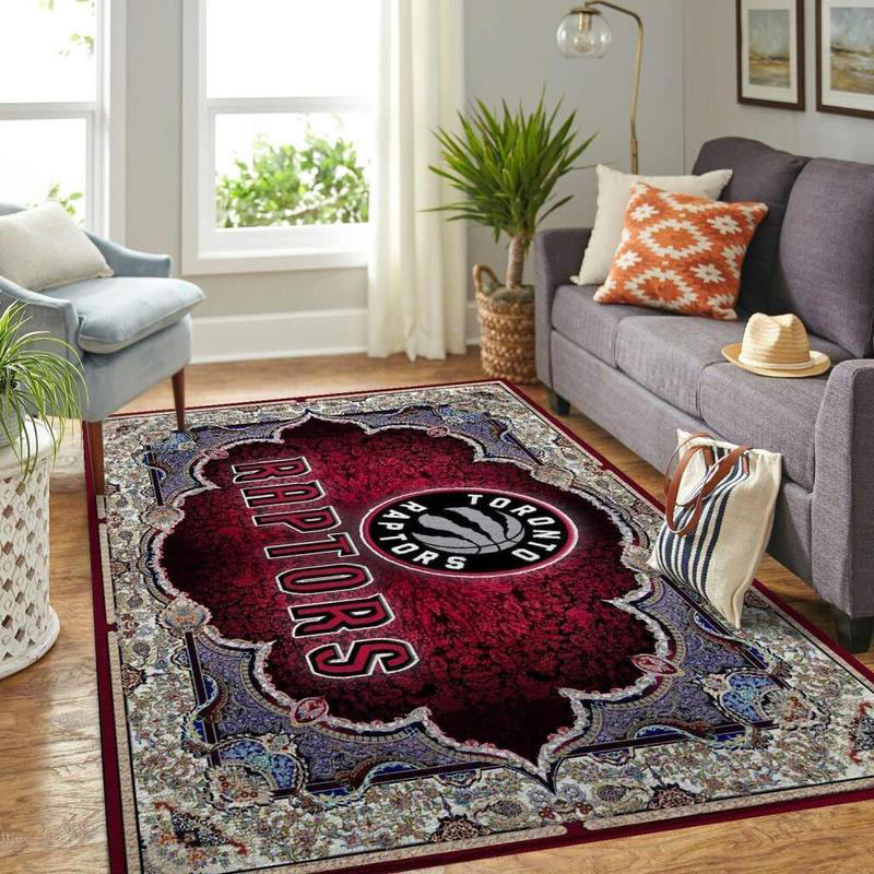 Toronto Raptors Area Rug NBA Area Rug Dining Room Rugs Indoor Outdoor Rugs Rectangle Carpet
