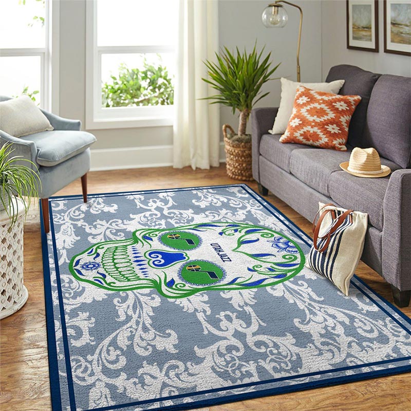 Utah Jazz Area Rug NBA Area Rug Bedroom Area Rug Outdoor Rugs Rectangle Carpet