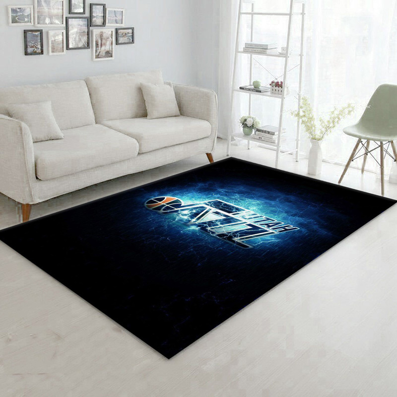 Utah Jazz Rug NBA Area Rug Living Room Rug Outdoor Rugs Rectangle Carpet