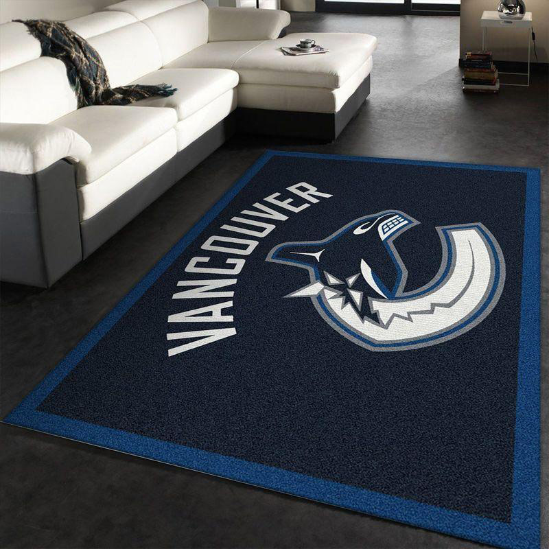 Vancouver Canucks Area Rug NHL Area Rug Bathroom Rugs Indoor Outdoor Rug Rectangle Carpet