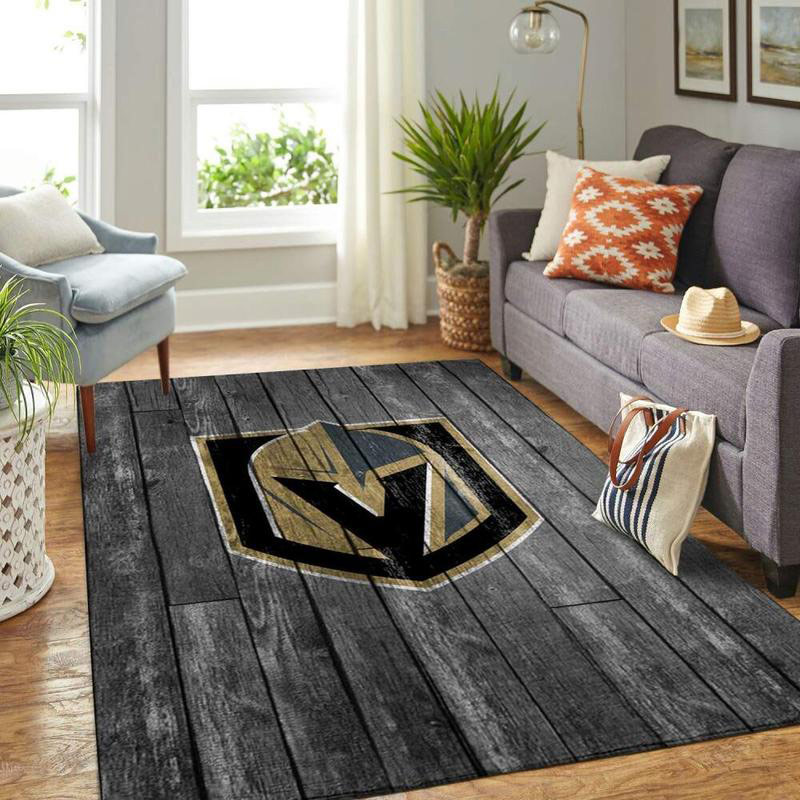 Vegas Golden Knights Rug NHL Area Rug Bedroom Rug Indoor Rugs Rectangle Carpet
